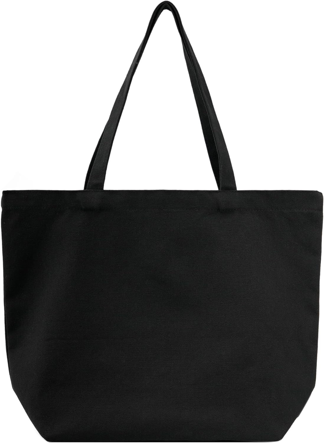 Blank Canvas Cotton Tote Bags, 2 Pcs Plain Reusable Grocery Shopping Cloth Bags