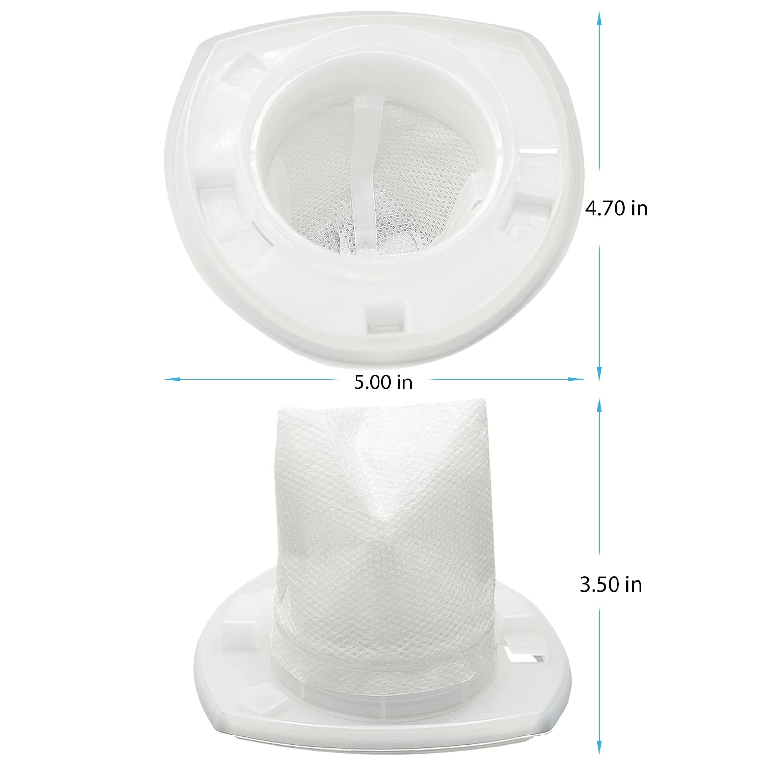 6 Pack Replacement Filter for Black & Decker Dustbuster AdvancedClean Cordles…
