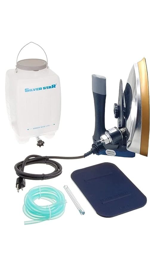 Best Silver Star Steam 1300 Watts 220V Electric Steam Iron Es-300L + Free Ship