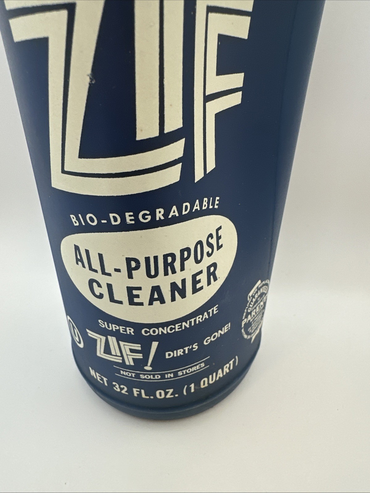 ZIF Bio-Degradable All Purpose Cleaner 32oz Concentrate BESTLINE Discontinued