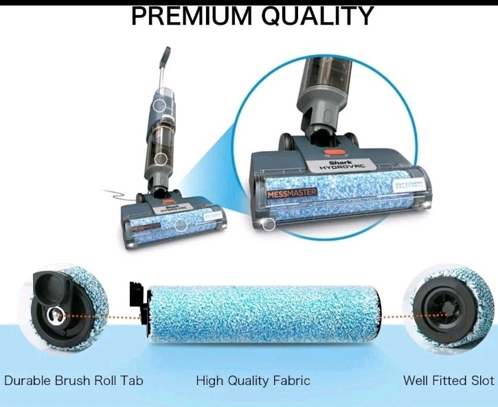 WD161 Vacuum Roller and Filter For Shark HydroVac MessMaster WD161 WD261 AW261