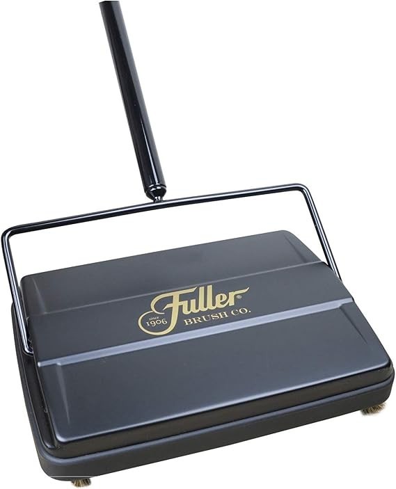 Carpet Floor Sweeper Electric Static Cleaner Hard Soft Surface Compact Lightw…