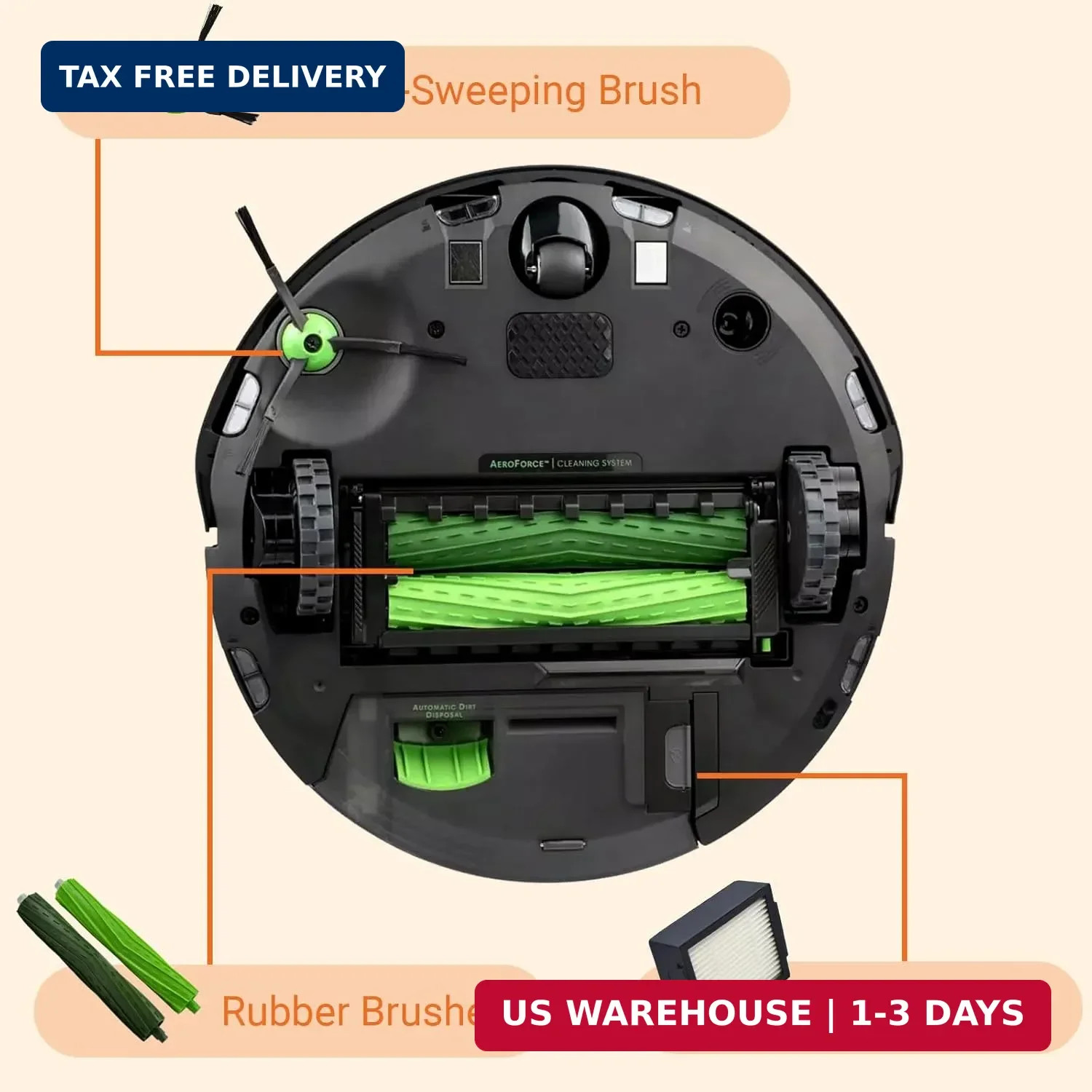 Replacement Parts Compatible with iRobot Roomba J7 J7+ J5 J5+ J6 J6+ J8 J8+ J9 J