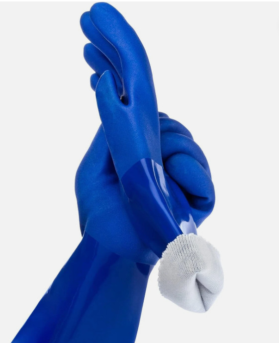 Star Kitchen & Home True Blues Ultimate Blue Household Cleaning Gloves (Medium)