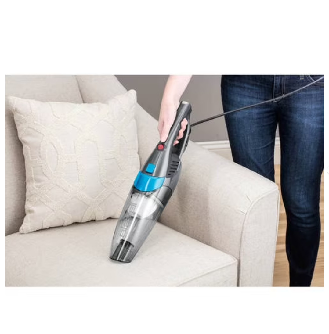 BISSELL 3-in-1, Corded, Stick Vacuum, Carpet, Area Rugs, Hardfloor, Blue & Gray