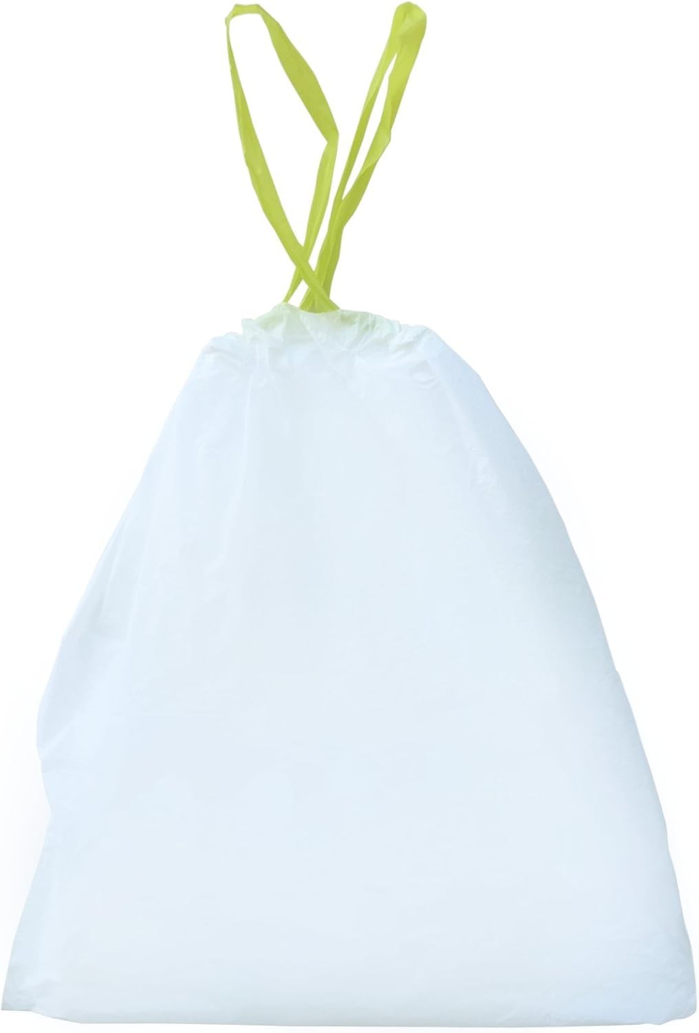 NINESTARS NSTB-13-30 Extra Strong White Trash Bag w/Drawstring Closure, 13 Gal.