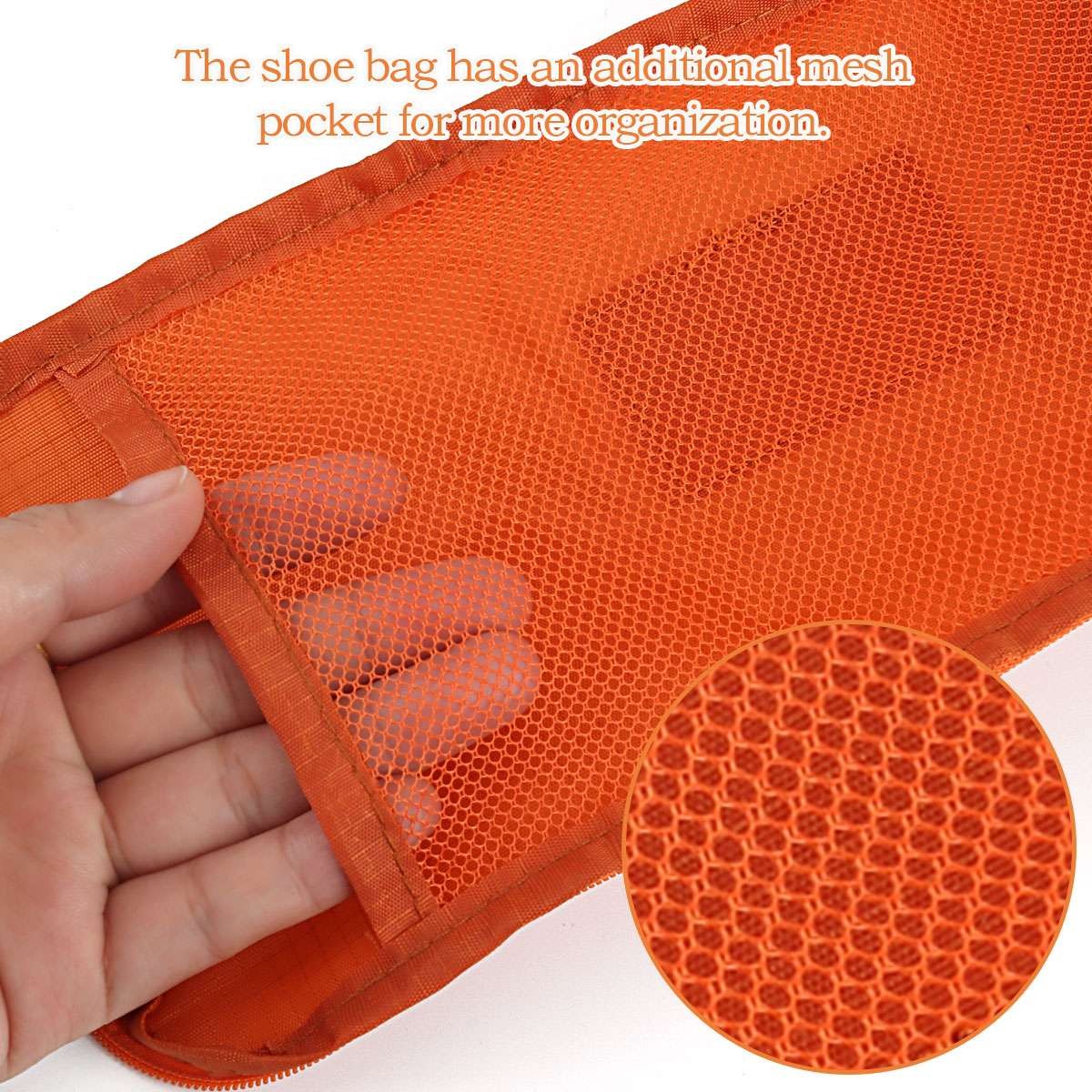 Travel Shoe Bags Zip Pouch Storage Organizer Waterproof Bag Shoes Carry Case Box