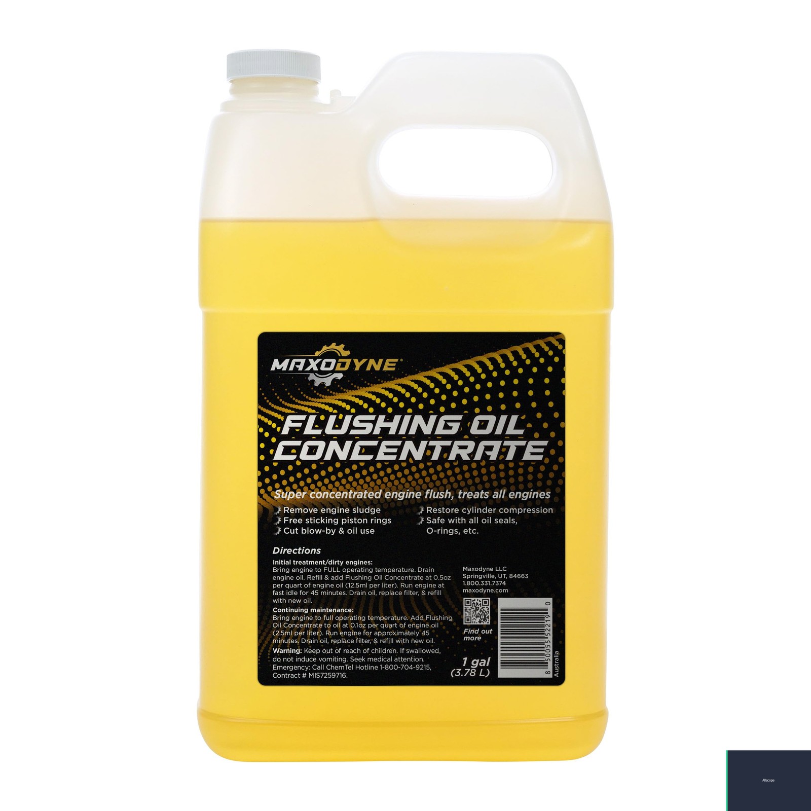 Engine Flush Concentrated Oil 8 fl oz 236 mL Cleaning Detergent