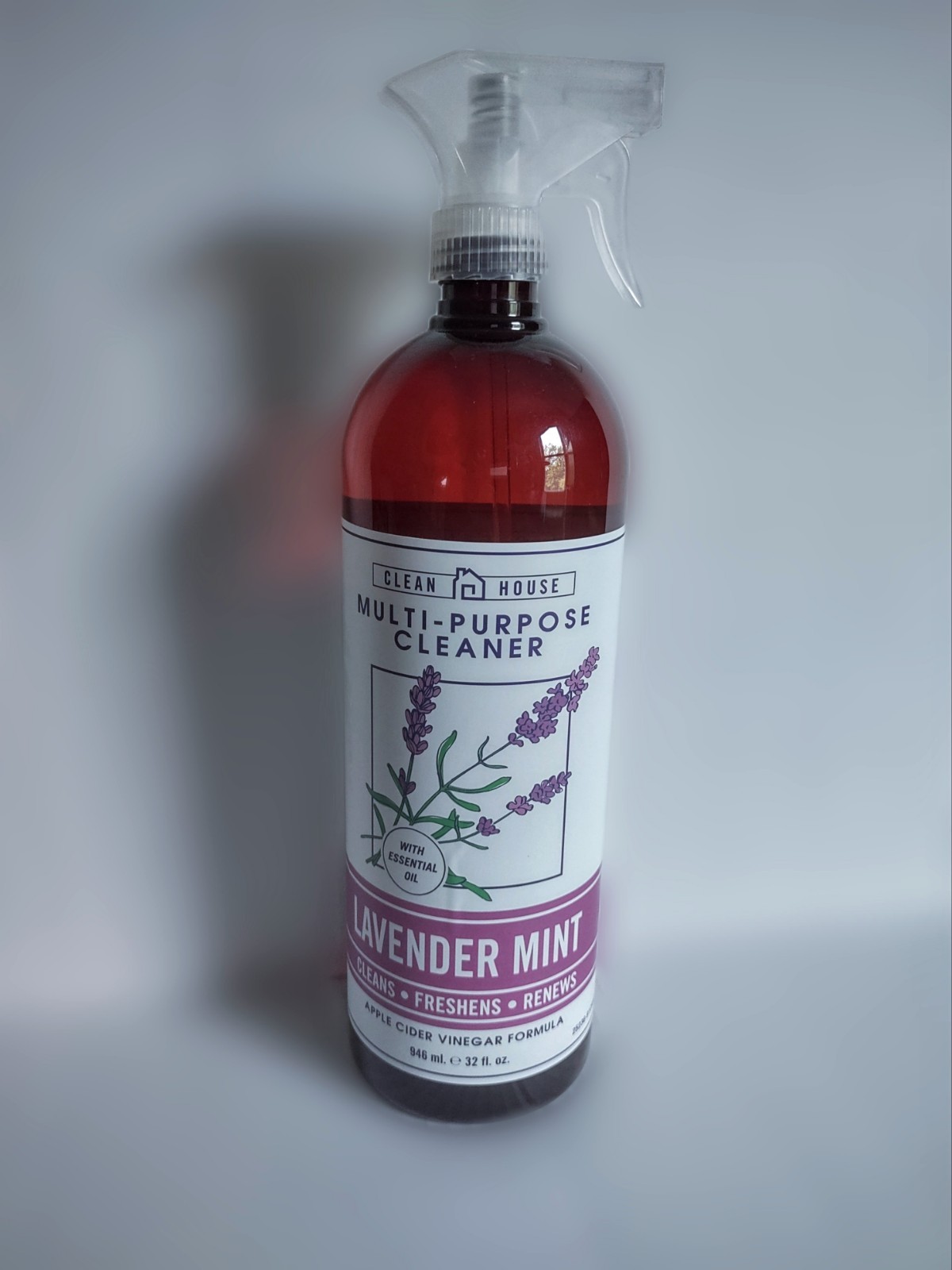 🆕 Clean House Lavender Mint Kitchen Odor Deodorize Multi Purpose Cleaner Spray