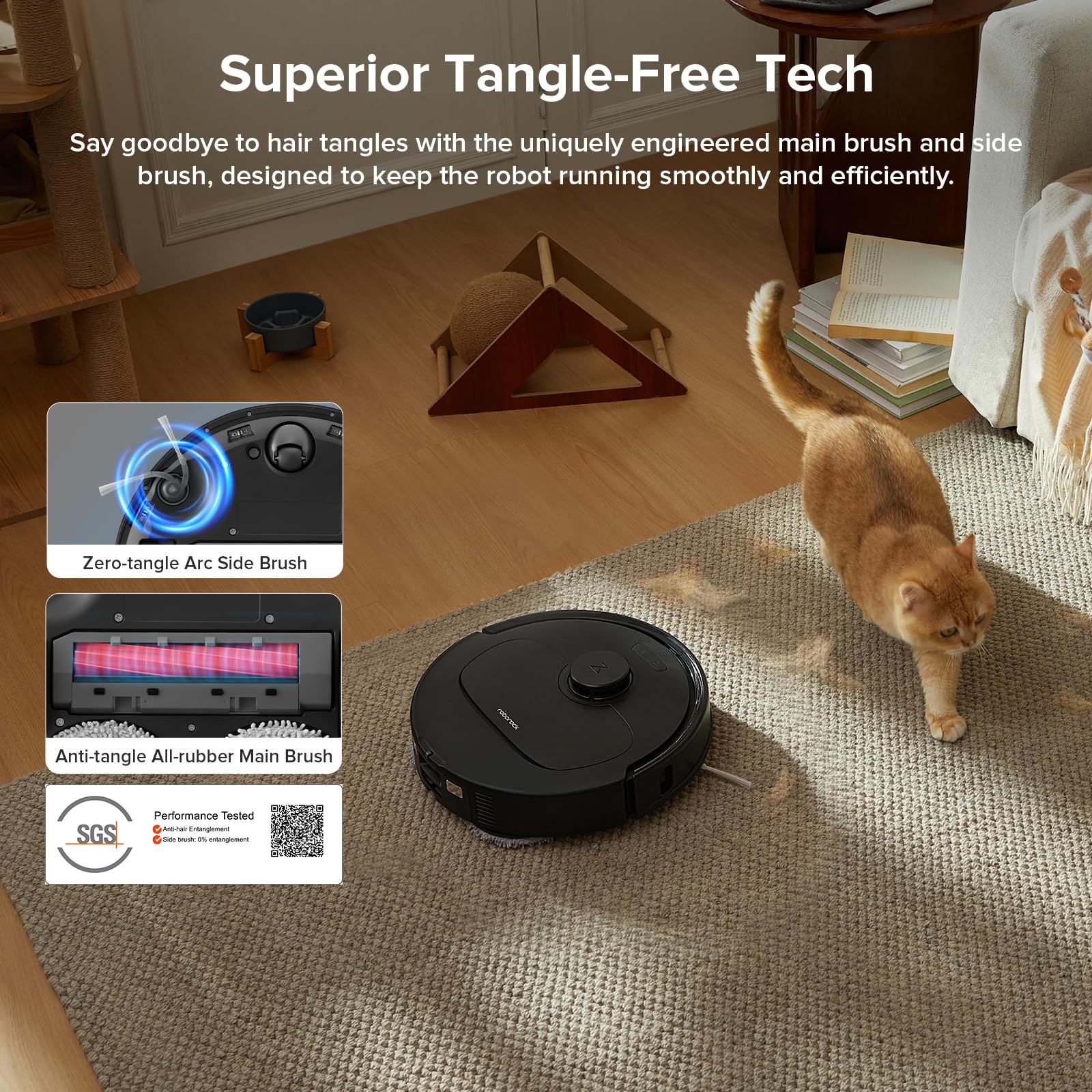 roborock Qrevo Series Robot Vacuum and Mop 8000Pa Suction Upgraded from Qrevo S