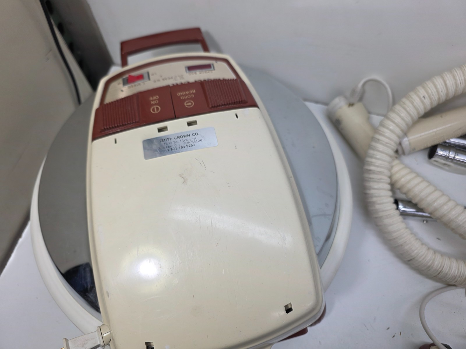Hoover Celebrity QS Quiet Series Vacuum Flying Saucer Quadraflex Powermatic