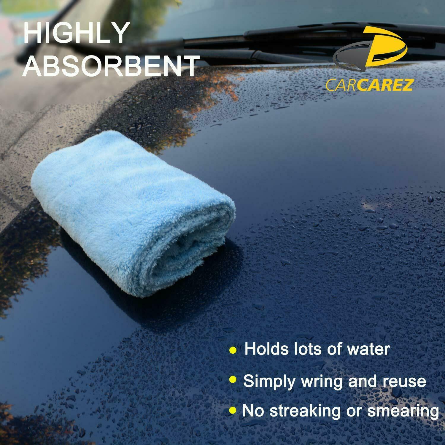 Super Thick Microfiber Plush Towel Cleaning No-Scratch Rag Polishing Detailing