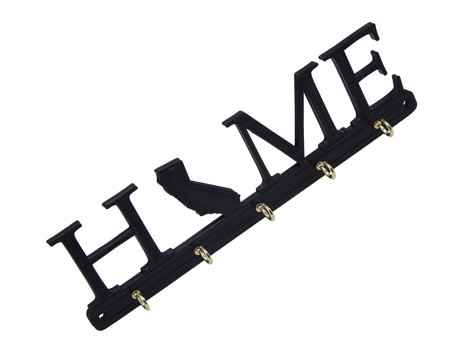 California Home State Shape Key Holder Hanger Rack Housewarming Gift Wall Decor
