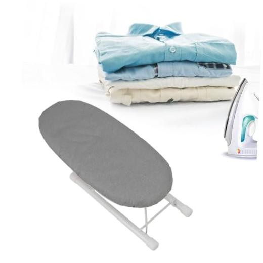 Foldable Mini Ironing Board, Portable Tabletop Ironing Stand for Sleeves Gray