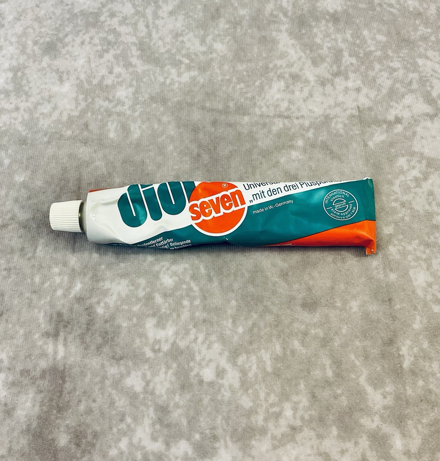 DIDI SEVEN UNIVERSAL CLEANER STAIN REMOVER 3.5 OZ TUBE MADE IN GERMANY