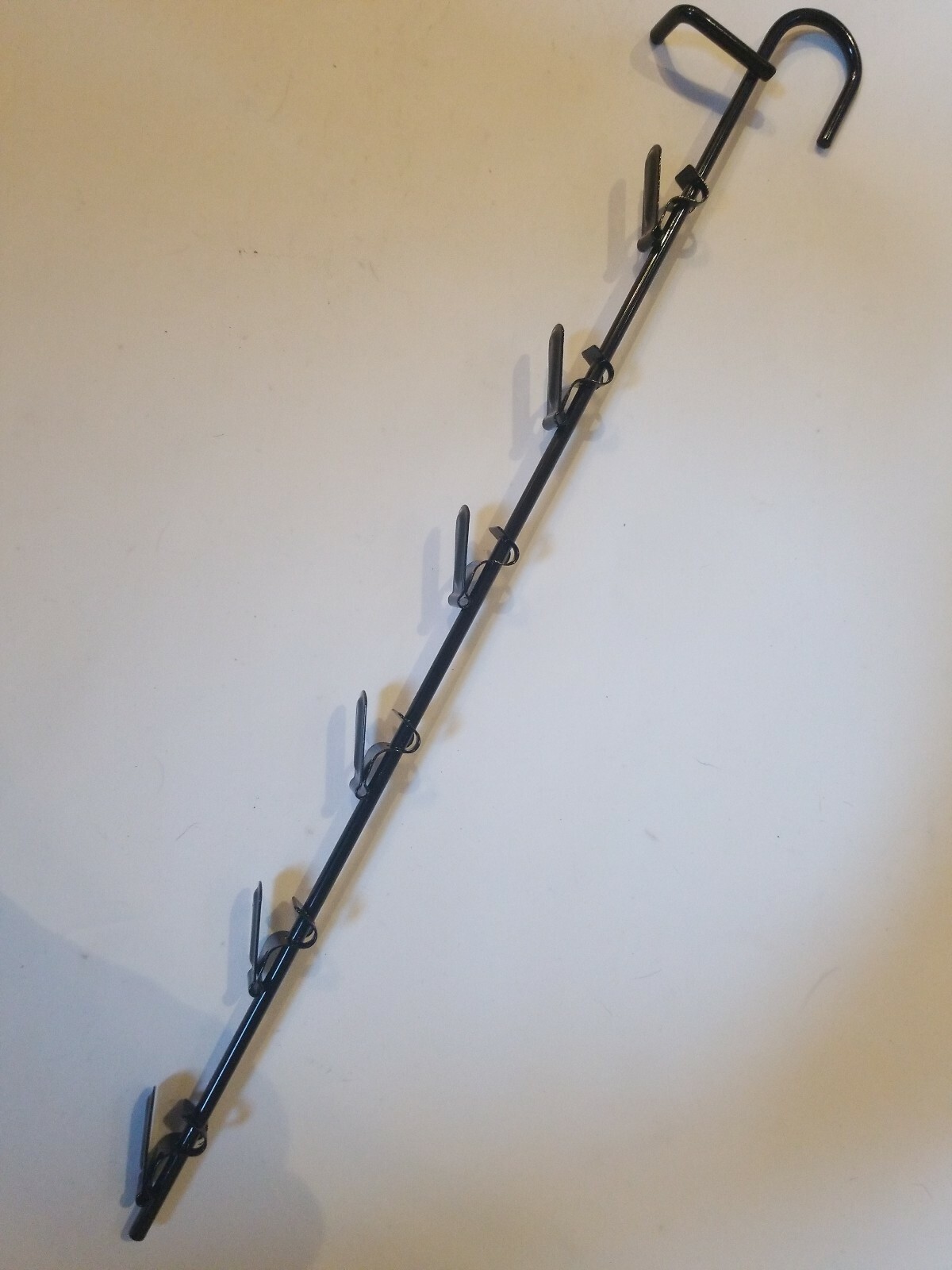 Ace 5 in. H x 5 in. W x 3 in. L Black Accessory Clip Strip Metal, lot of 10