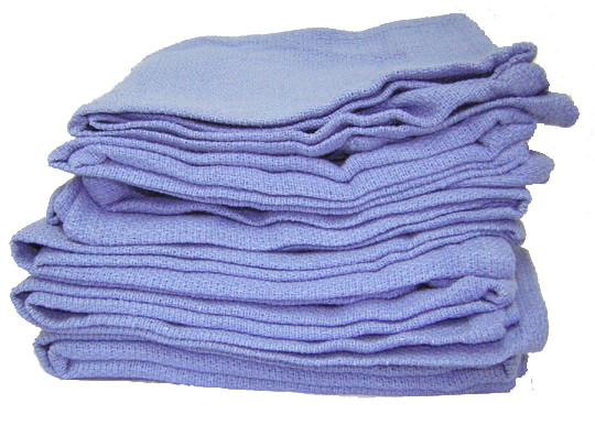 Blue Huck Cleaning Towel – Brand New – 10 lb. box
