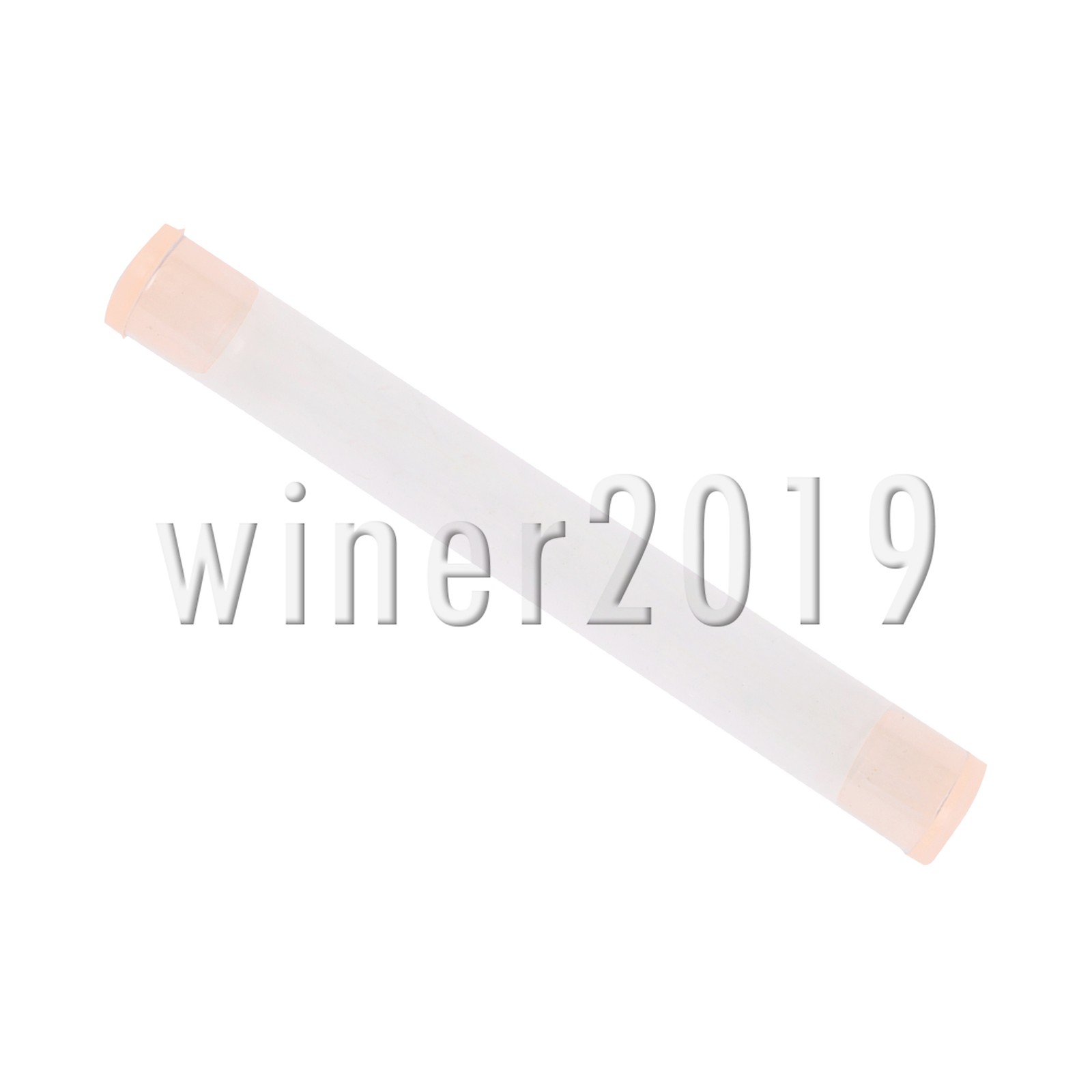 3x Plastic Sewing Storage Tube 1.2x10cm for Beads Needles Crochets Knits