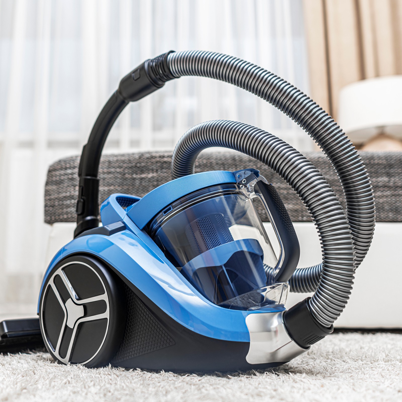 PU Flexible Vacuum Cleaner Hose, 40mm ID 1M Length Dust Collection Hose