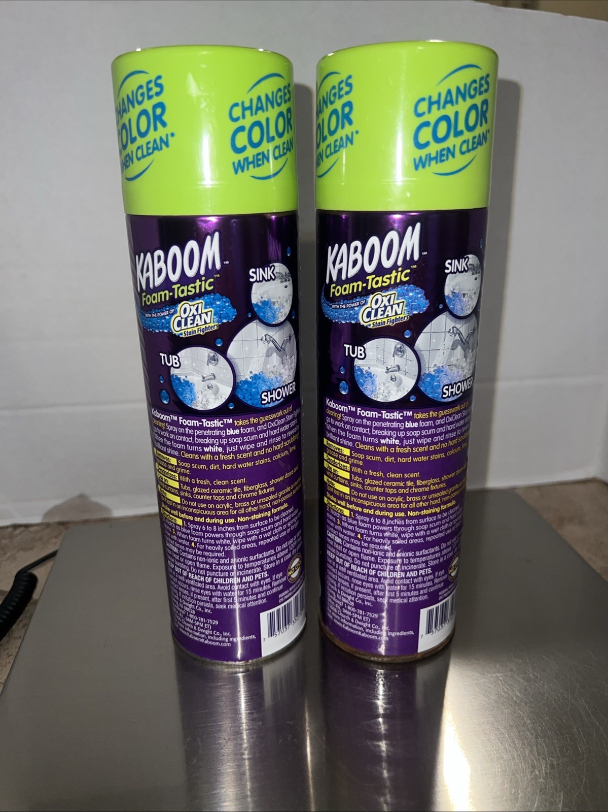 KABOOM Foam-Tastic Bathroom Cleaner, 19 oz. New & Used
