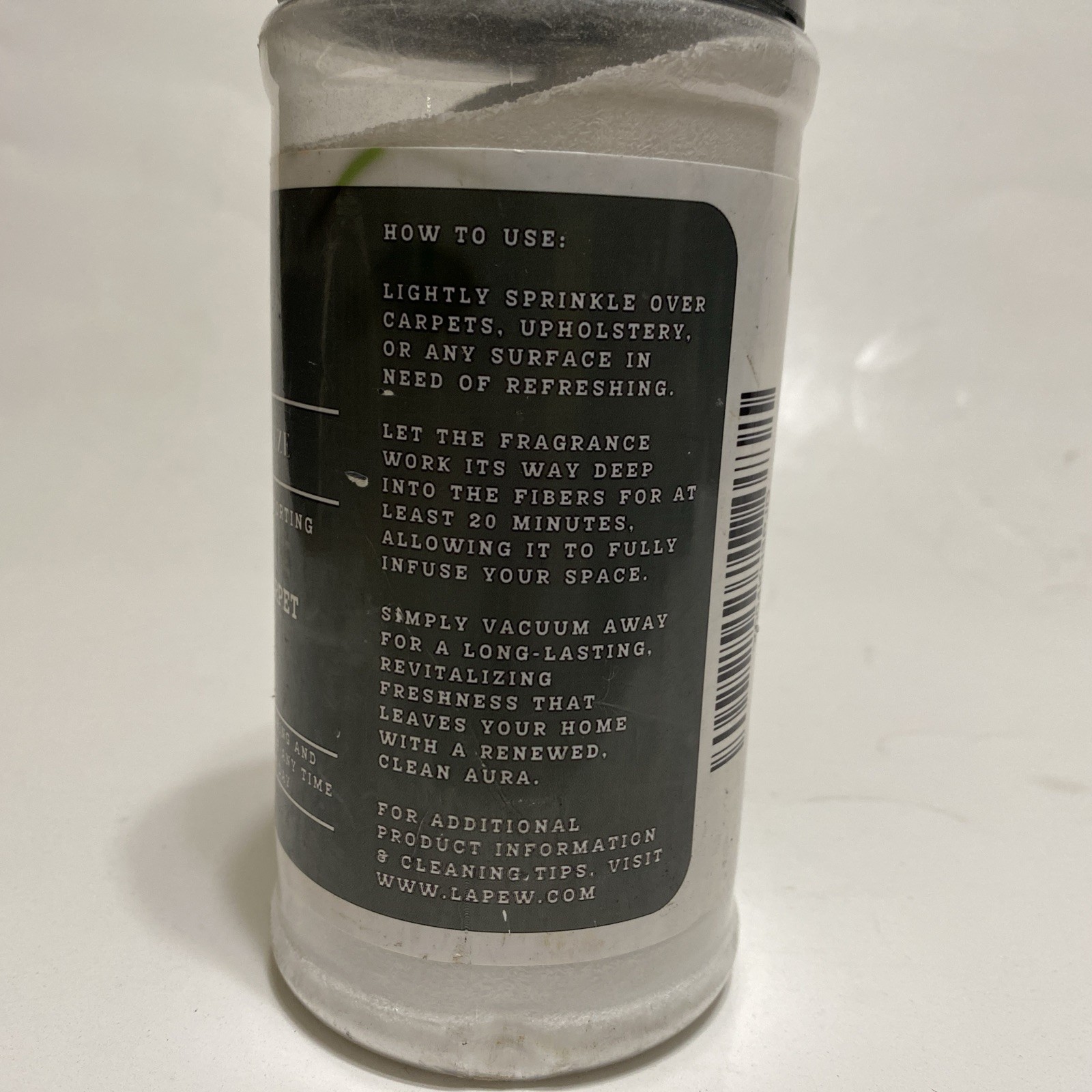 Lapew Fresh Linen Breeze Carpet Deodorizer Powder 16 oz Odor Eliminator New