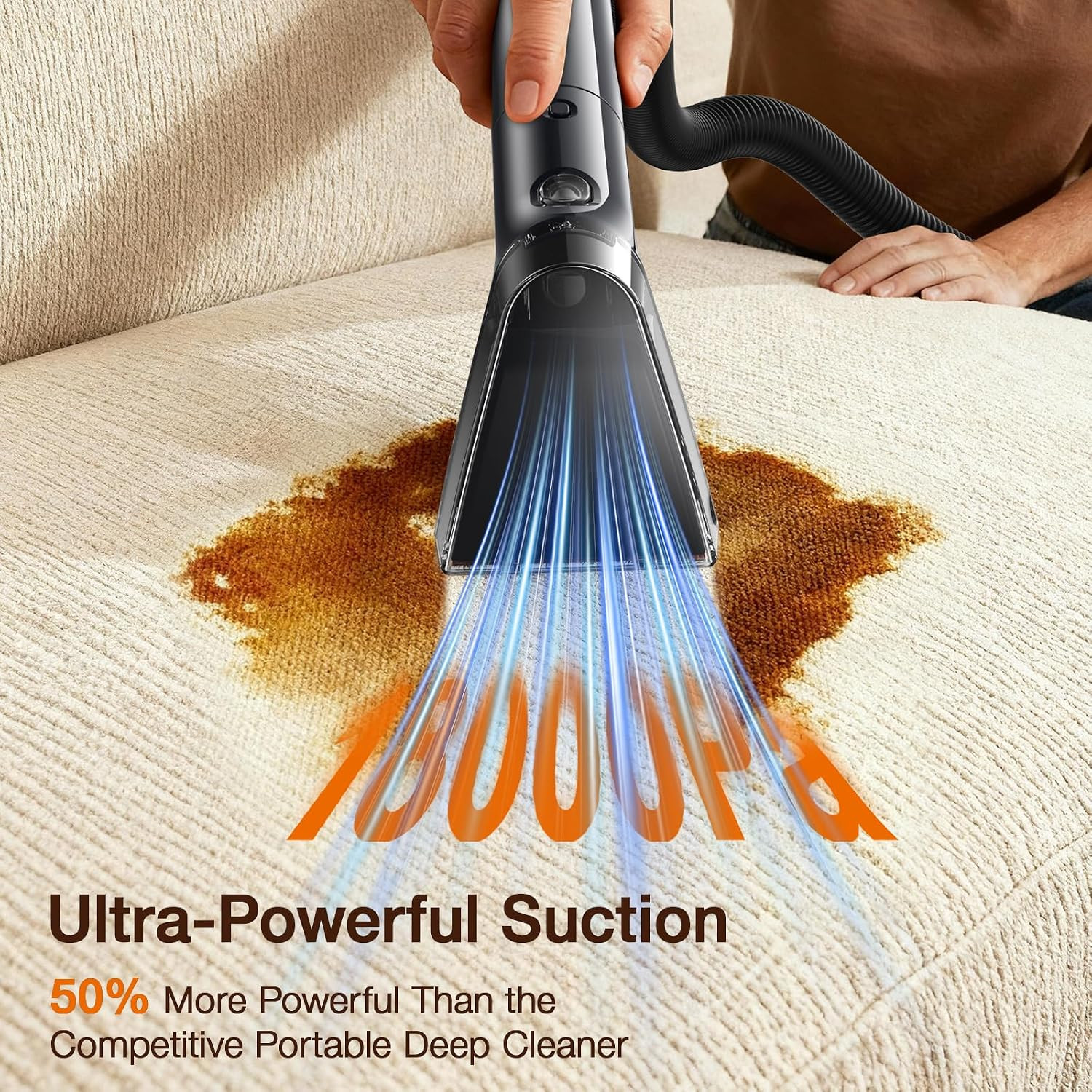 Carpet Cleaner Machine,Deep Cleaner Machine for Rug Cleaner & Couch Cleaner | Ca