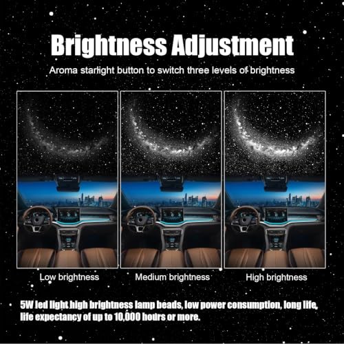 Star Lights for Car, Star Projector with Air Freshener, Ceiling Ambient Light
