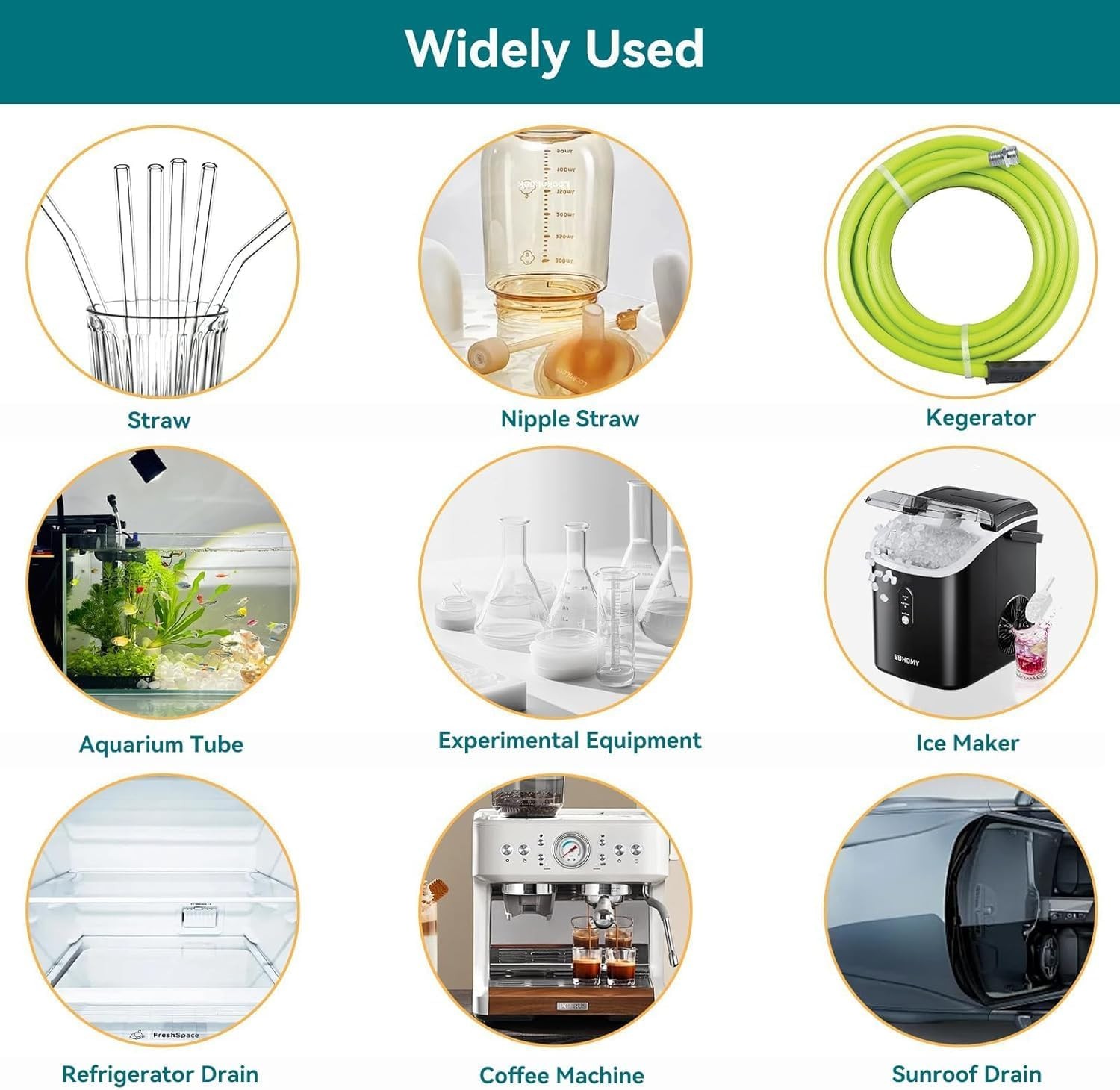 Nylon Straw Cleaner Cleaning Small Brush For Drinking Pipe Tube Baby Milk Bottle
