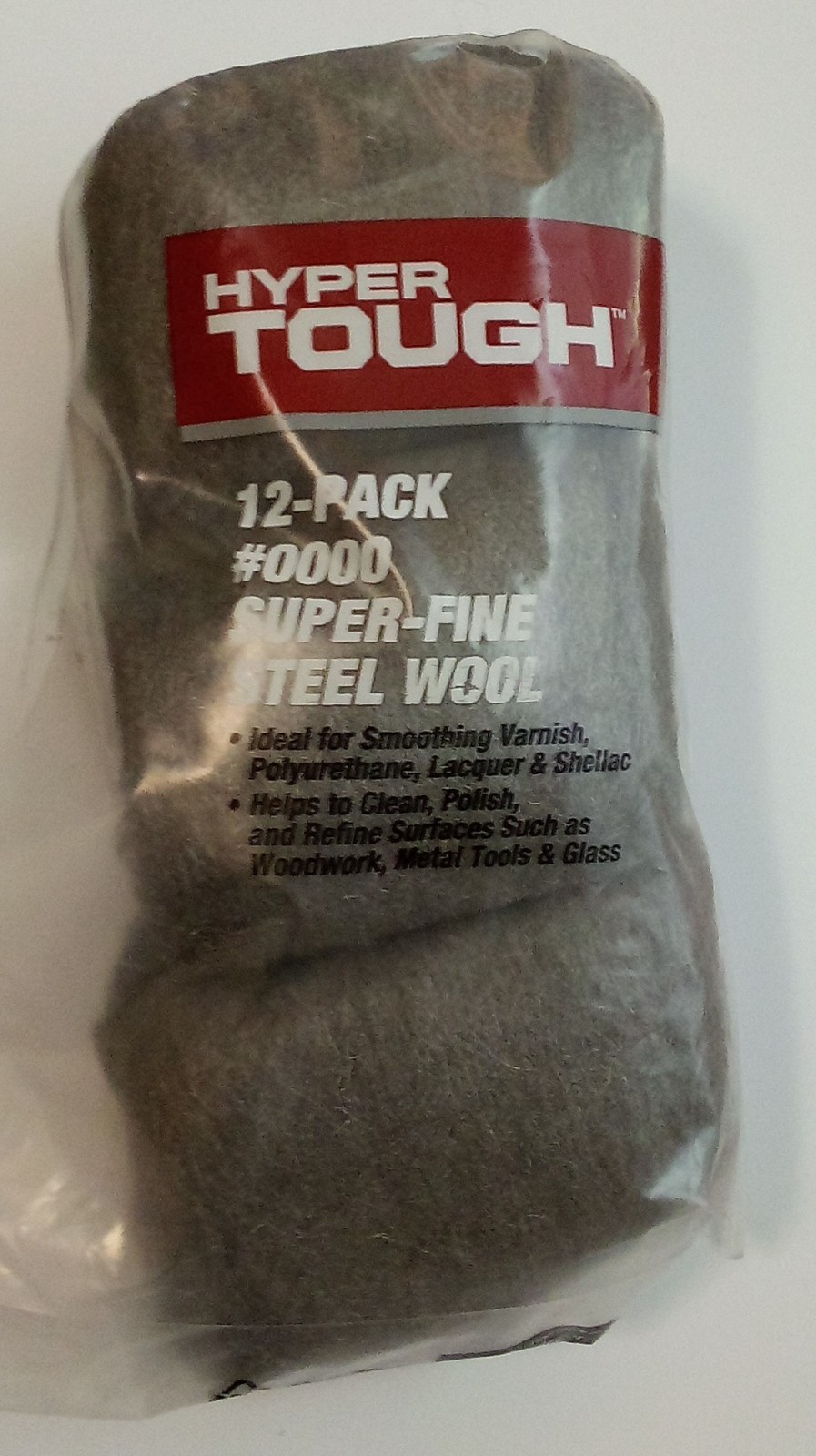 Hyper Tough 12-pack #0000 300 Count Super-Fine Steel Wool Pads