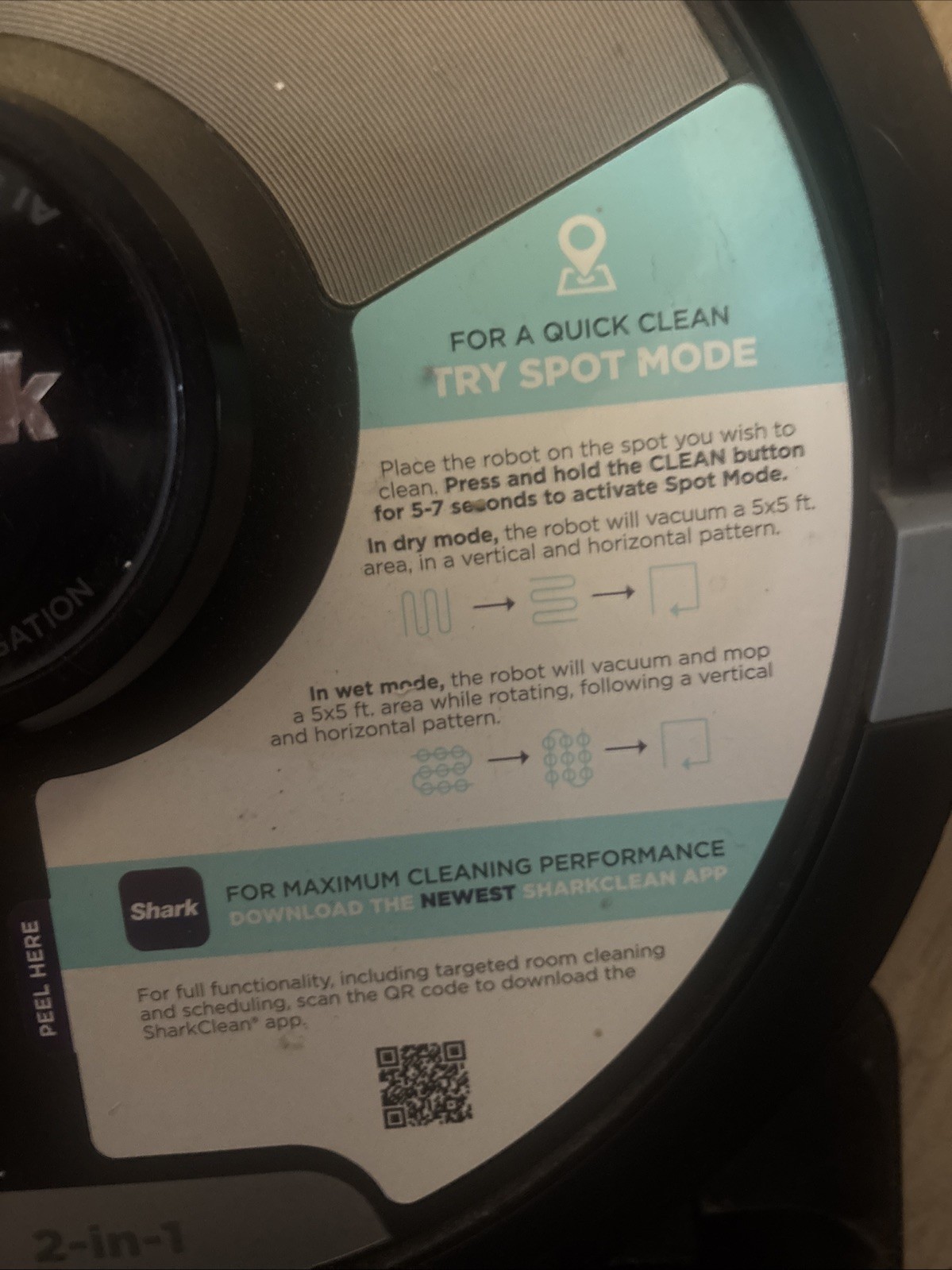 Shark Matrix Plus 2 In 1 Robot Vacuum & Mop Tested Works perfectly
