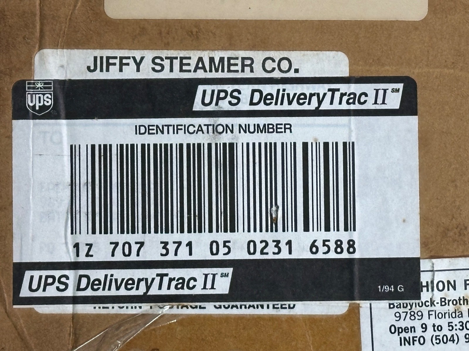 Jiffy J2 Steamer Original 1300W – NOS – NIB