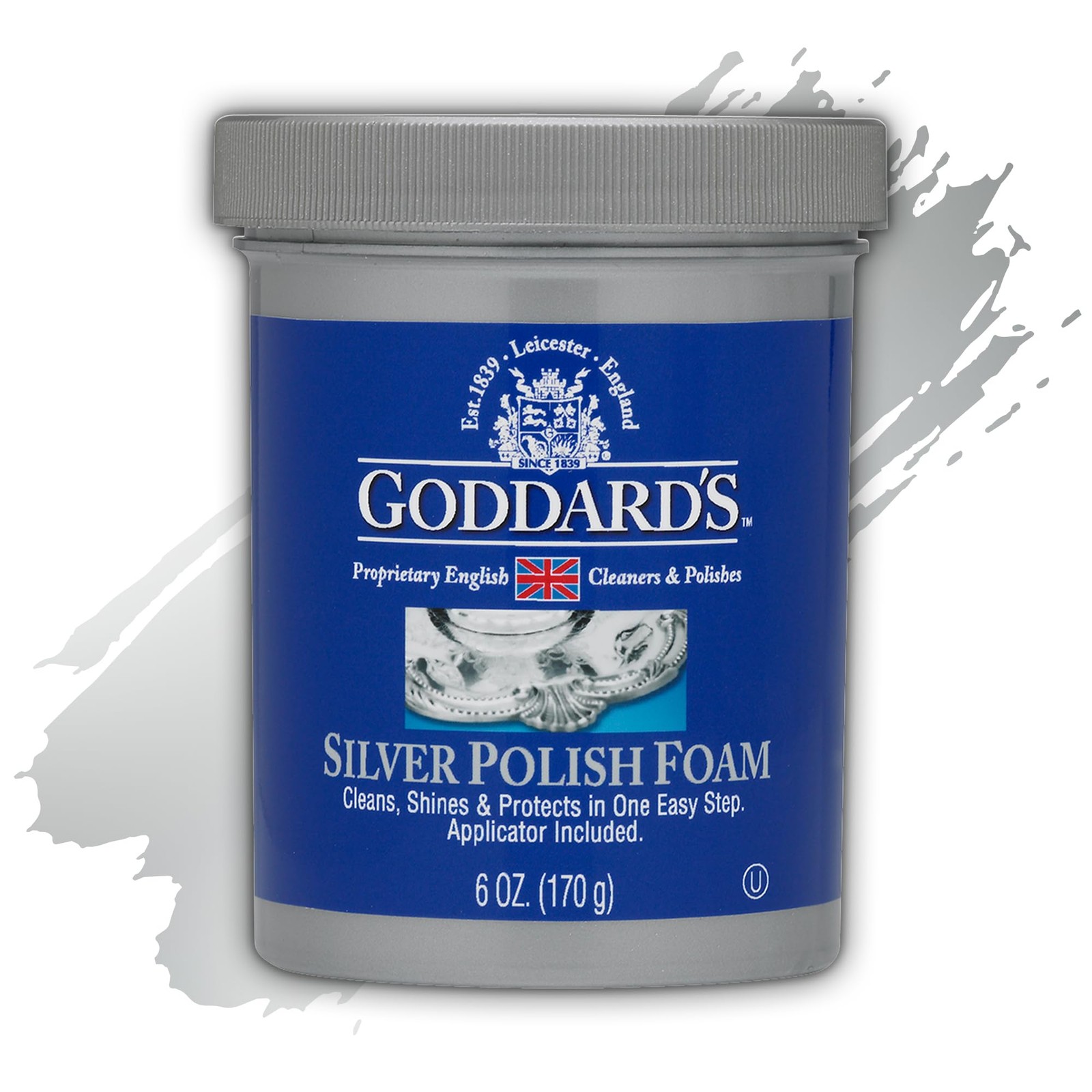 Goddard’s Silver Polish Foam – Silver Jewelry Cleaner for Antiques, Accessories,