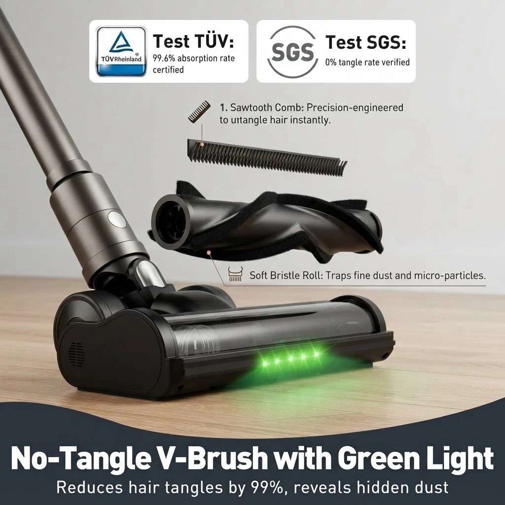 Tyson Clean Extra Cordless Vacuum Cleaner Black/Nickel
