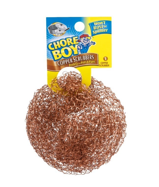 6 Pcs Chore Boy Copper Rust Free Scrubbers, for Pot and Pans