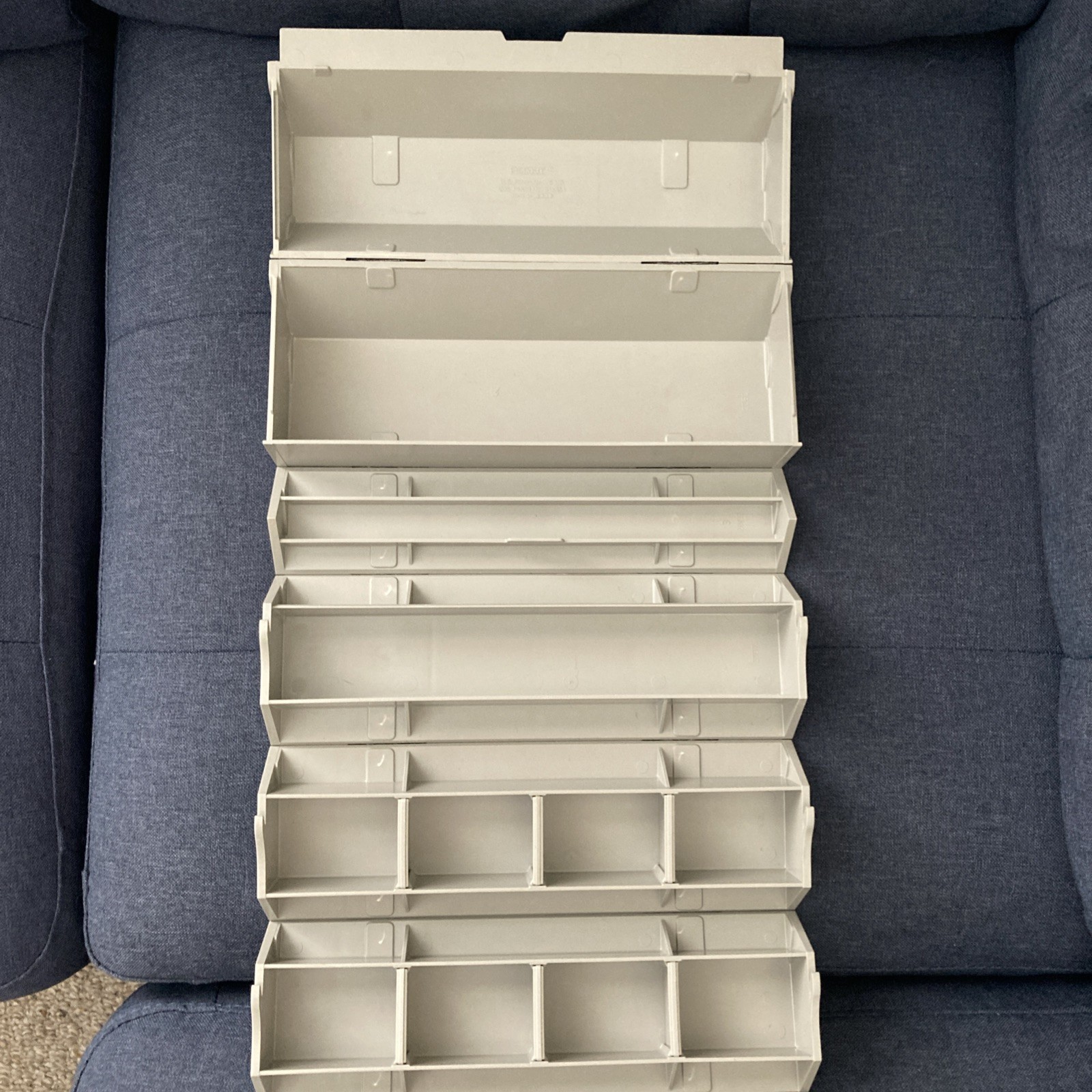 Rolykit Rollup Deluxe Gray Storage Box Crafts Tools Fishing Tackle Sewing