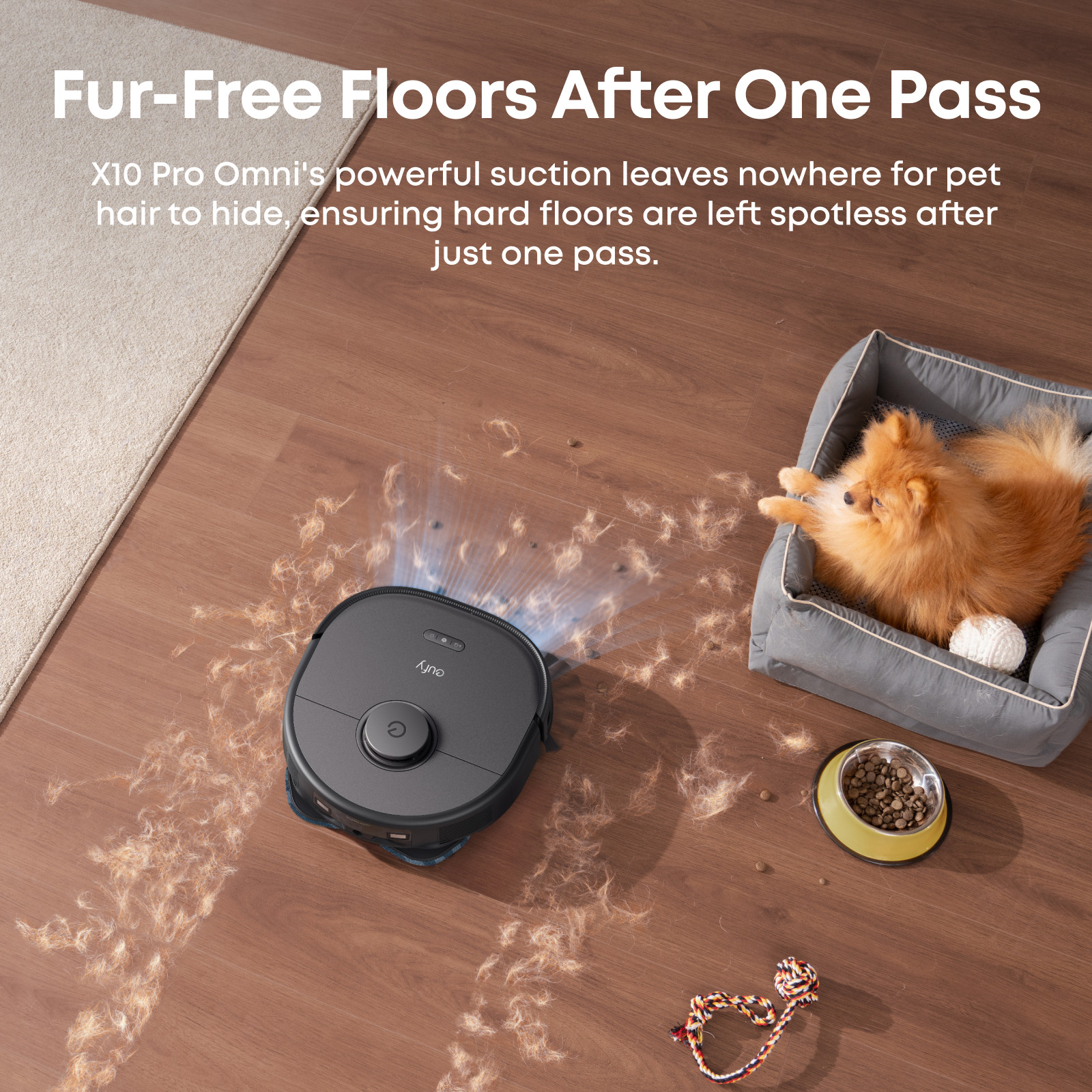 eufy X10 Pro Omni Robot Vacuum Dual Mops Wash&Dry 8000Pa Self Emptying|Refurbish