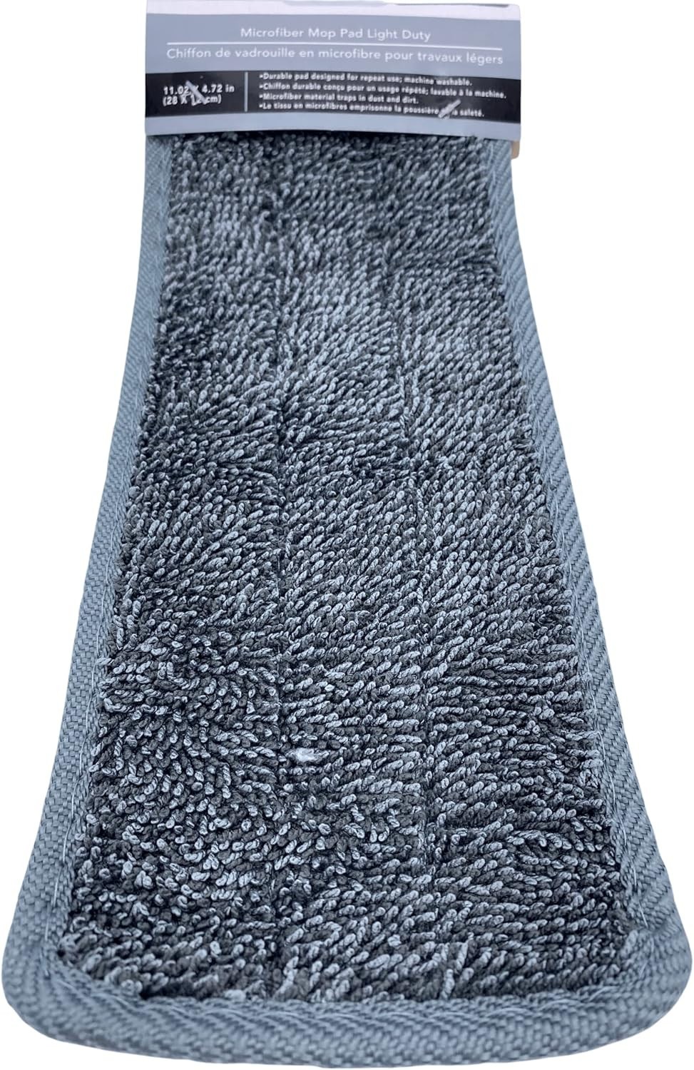 Microfiber Light Duty Mop Pads, 11.02×4.72×0.39 in.