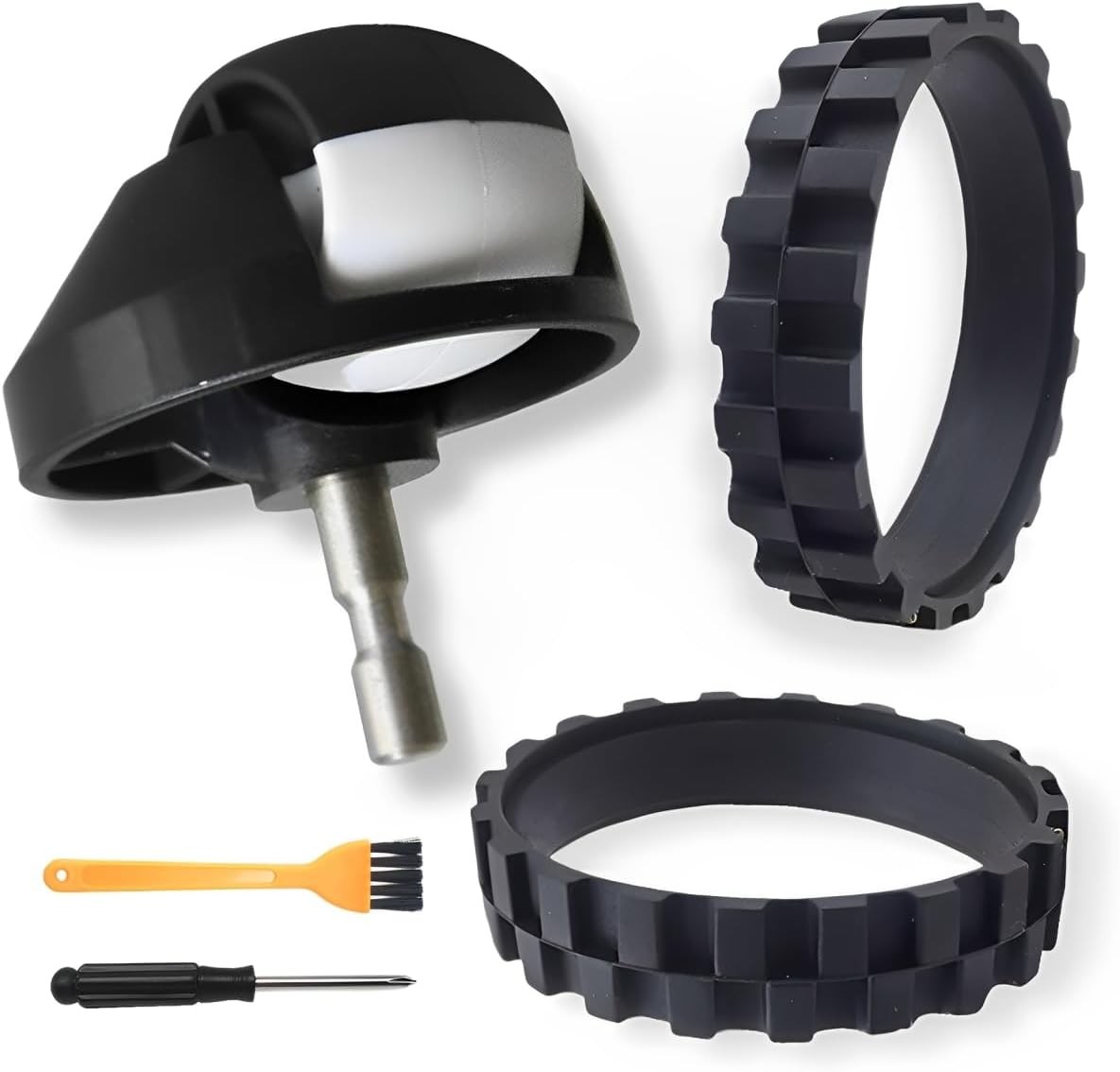 Replacement Front Wheel and Tires Kit Compatible with j7 i7 500 600 700 800 900