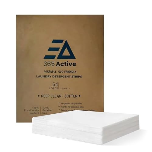 Eco-Friendly Portable Laundry Detergent Sheets – 3-in-1 Travel Laundry Strips