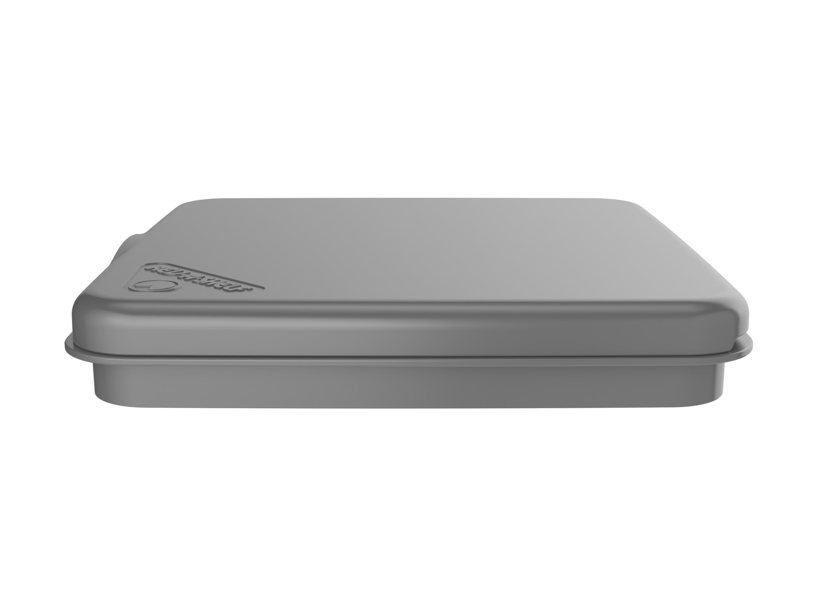 Rev-A-Shelf 27 qt. Trash Can Replacement Lid, Silver, RV-1024-LID-17-1