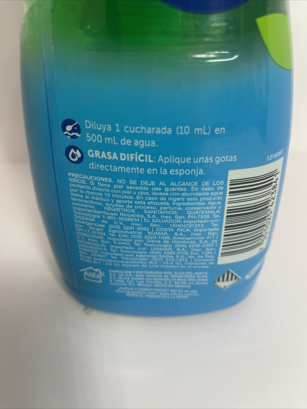 Dish Detergent “ Eficaz “ 100% Guaranteed.