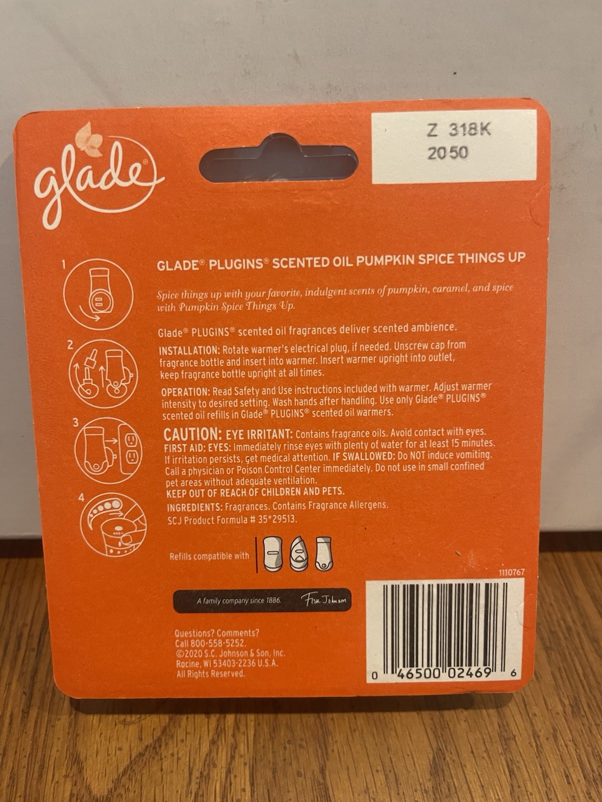 Glade PlugIns PUMPKIN SPICE THINGS UP – Refills 4 Packs 8 Total Limited Edition