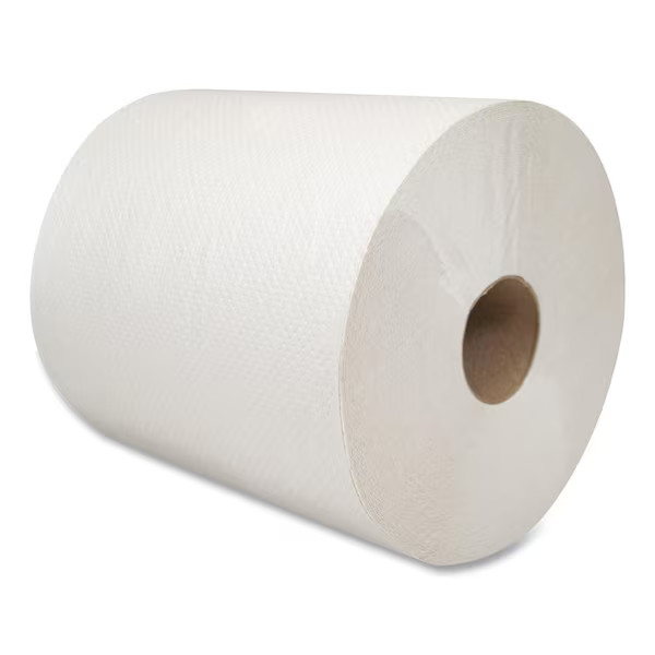8 in. x 800 ft. White Morsoft Universal Roll Paper Towels, (6 Rolls/Carton)