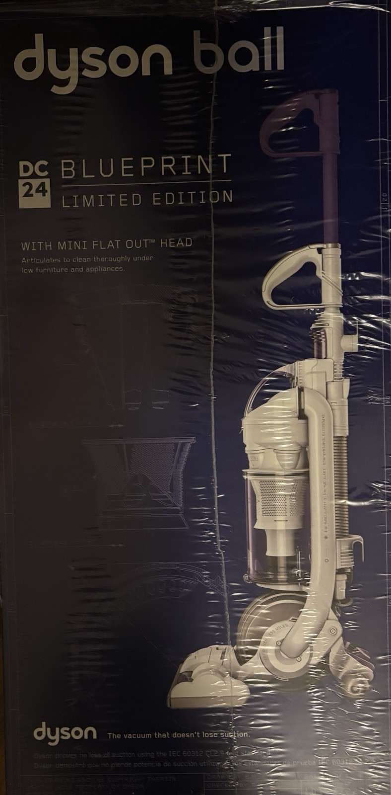 Dyson Ball Blueprint / Limited Edition Upright Vacuum Cleaner NEW Factory Sealed