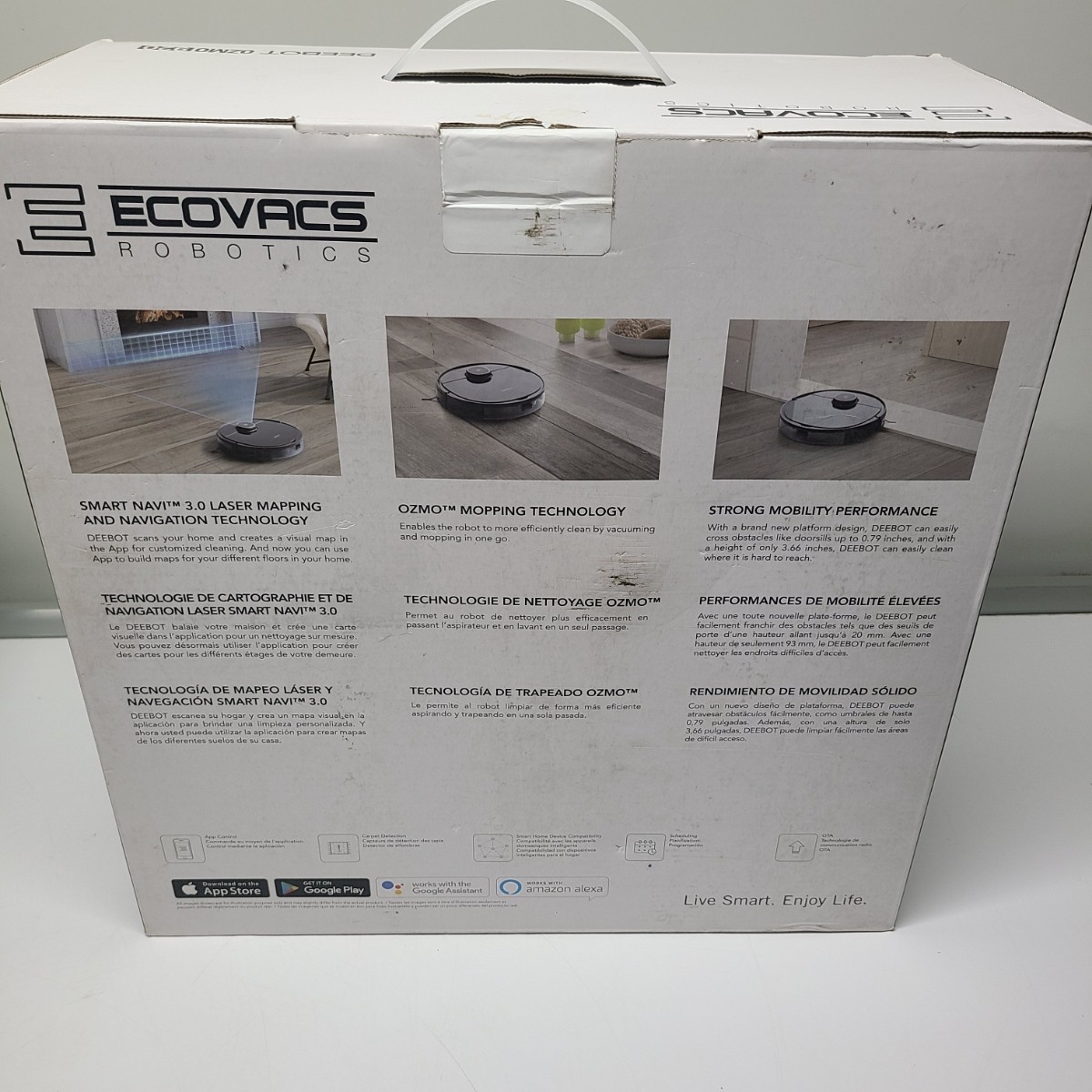 Ecovacs Deebot Ozmo 920 Mopping Robotic 2in1 Vacuum with Laser Navigation PARTS