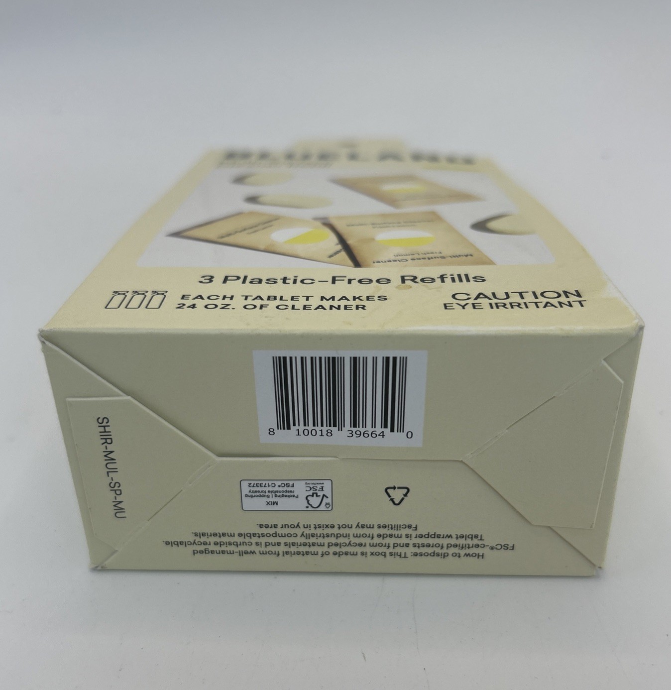 Blueland Multi-Surface Cleaner 6 Total Refill FRESH LEMON Cleaning Tablets