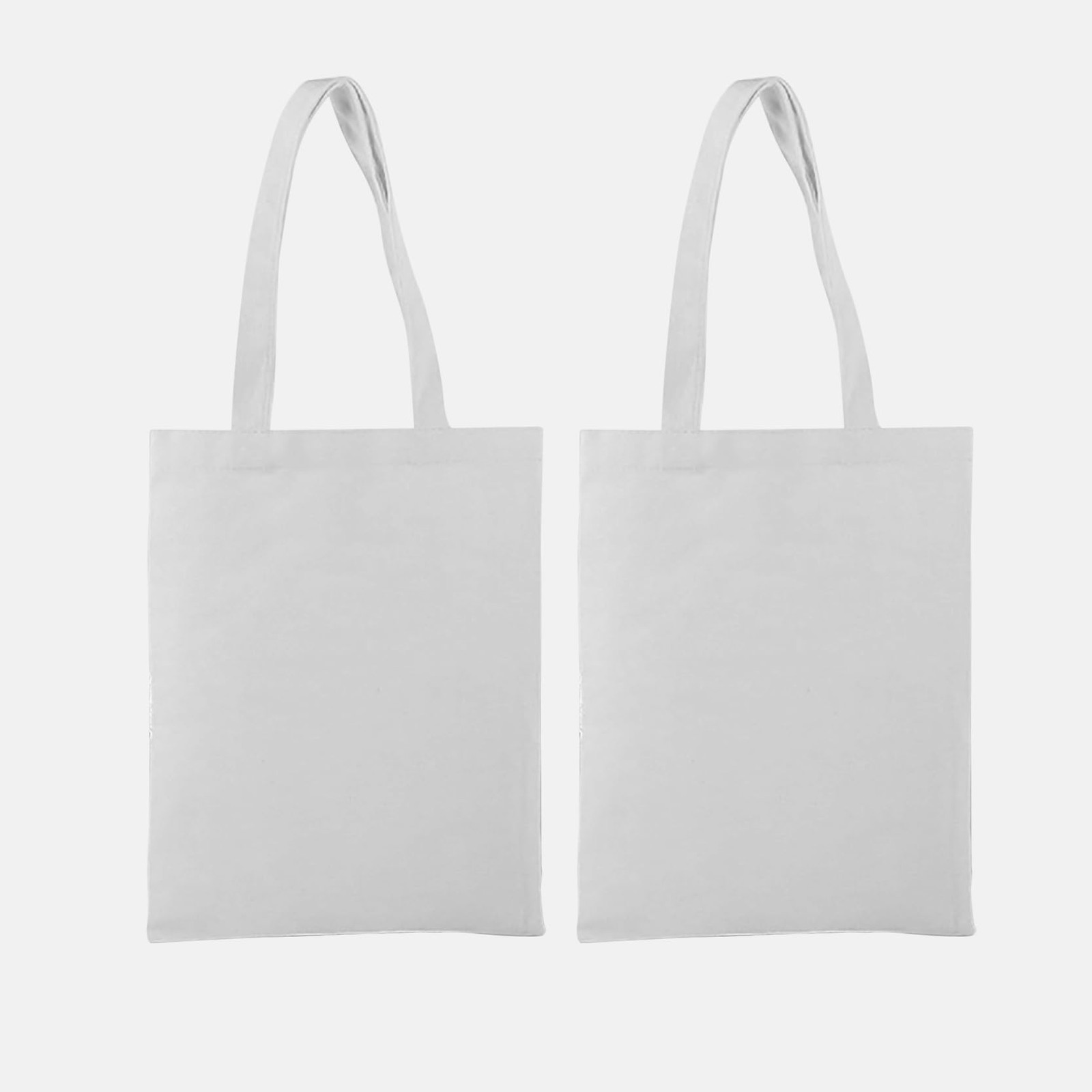 2pcs Sublimation Blanks Reusable Canvas Tote Bag,Lightweight Grocery Shopping…