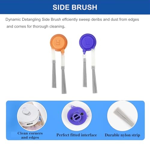 20Pcs Replacement Parts Kit for Narwal Freo Z10 / Freo Z10 Ultra Robot Vacuum,