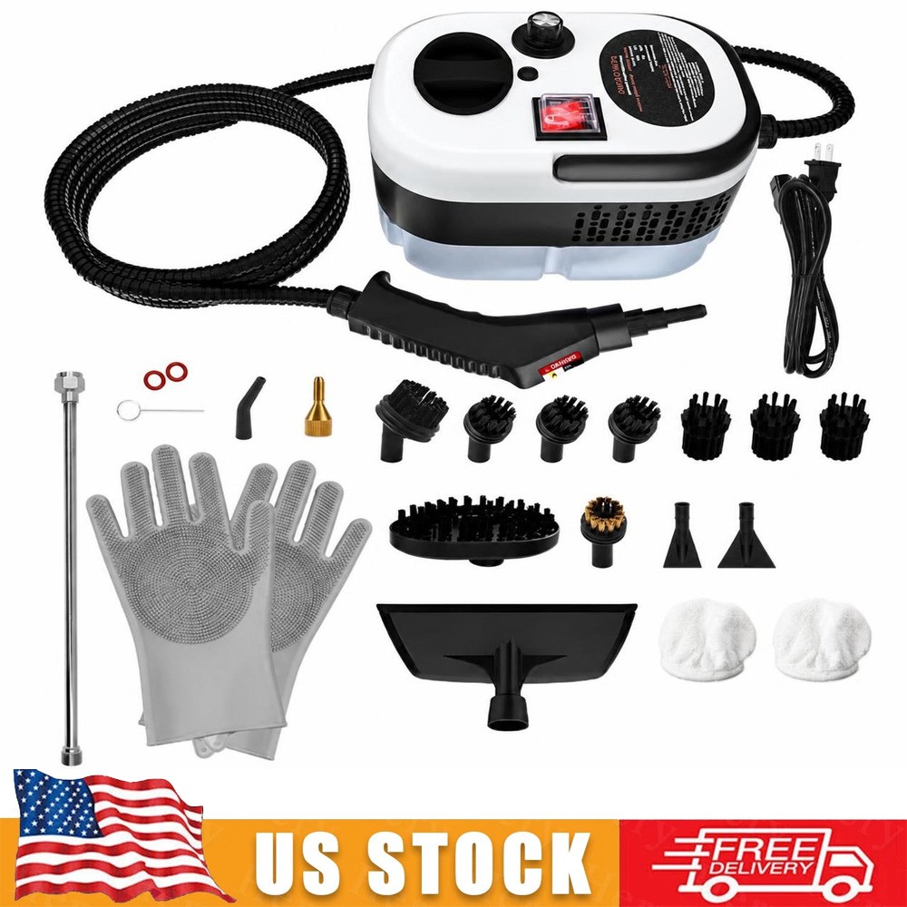 2500W Handheld Steam Cleaner Car Detailing Cleaning Machine Vehicle Washer 1Set
