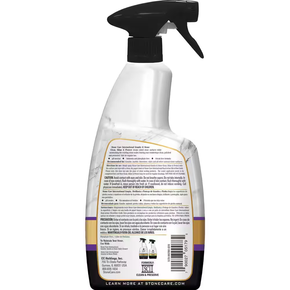 24 Oz. Granite and Stone Clean, Shine and Protect Spray